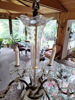 antique Baccarat crystal chandelier PARTS