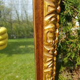 Italian Mirror Gilt Gold 6' Talll