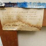 Mid Century Modern 3 Painting Abstract Collection