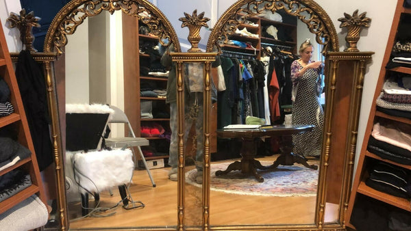 Decorative Double Mirror 48" Tall x 63" Wide