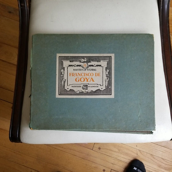 Master of Etching Francisco De Goya by Malcolm C. Salaman