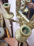 Antique Brass Mirror Hand Made