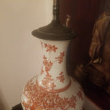 Antique Pair Of Asian Porcelain Chinoiserie Lamps