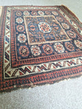 Antique 150 Year Old Oriental Rug Carpet Hand Knotted Wool Collector's Item