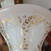 Antique Baccarat Gold Opaline Vase