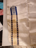 Kosher Tallit Prayer Shawl Tsit Tsit with Stripes Size 29" X 35" USED
