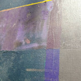 Mid Century Modern Massive Vintage Abstract Painting 84.5" x 83.5"