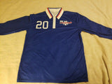 Branko Segota New York Arrows Long Sleeve Soccer Jersey, Size Medium