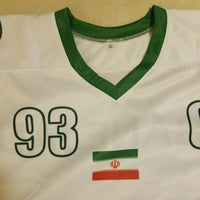 Mika Zibanejad Iran Hockey Jersey Size Large