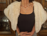 Tahari Arthur S. Levine Faux Fur Vest Size Small