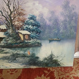 Oil Painting Snow Scene