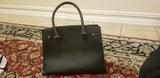 Used Womens BCBG Paris Black HandBag - Diamonds Sapphires Rubies Emeralds