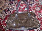 Authentic Moschino Handbag Made in Italy in Good Condition Brown Evening Bag - Diamonds Sapphires Rubies Emeralds