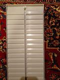 Punch Card Holder with 40 Slots 22.5" X 8.25", 2 Screws Included