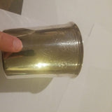 Antique Sterling Silver Large Cup Engraved Initials #91508