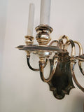 Pair Of regency Antique Palace Silver Sconces