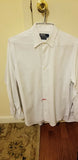 Polo by ralph lauren white dress shirt size 16 32 Made in Italy - Diamonds Sapphires Rubies Emeralds