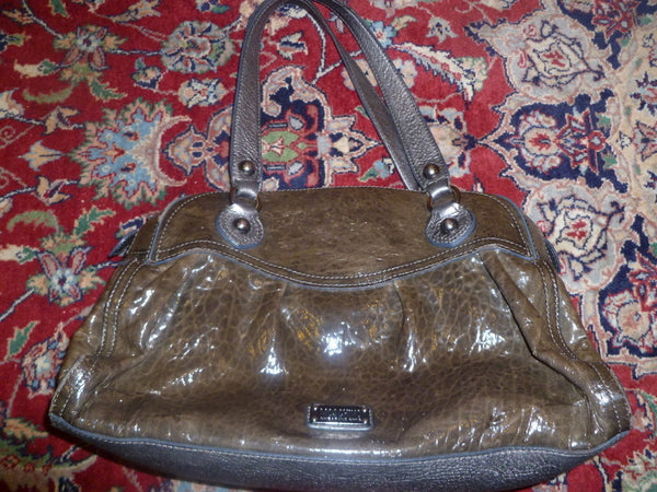 Authentic Moschino Handbag Made in Italy in Good Condition Brown Evening Bag - Diamonds Sapphires Rubies Emeralds