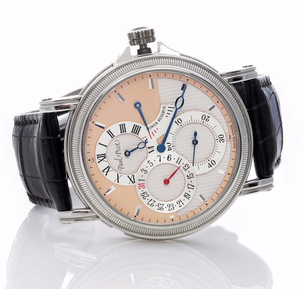 Paul Picot 3340 SG No. 184 Atelier Swiss Stainless Steel  Water Resistant Watch - Diamonds Sapphires Rubies Emeralds