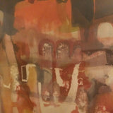 Mid Century Modern Signed Impressionist WC Painting