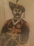 Antique Maharaja Noble Drawing Painting Collection