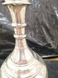 Antique Siver European Vase Or Wine Bottle 10.75" Tall 840 Silver 400 Grams