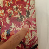 Vintage Oil Drip 60 Years old Painting