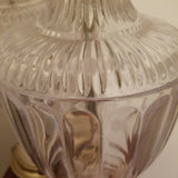 Pair of Baccarat 1960's Lamps