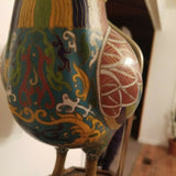 Circa 1800's Chinese Antique Rooster Lamp