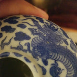 Antique Chinese Blue and White Porcelain Small Bowl