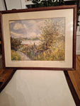 Antique American Signed WC Painting