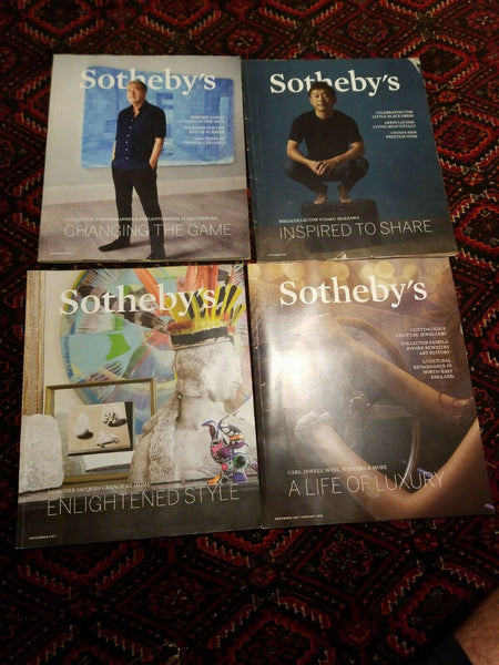 4 Issues of Sotheby's Magazine 2017-18
