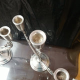 Pair of Pure Silver Candelabra 3