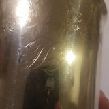 Antique Sterling Silver Large Cup Engraved Initials #91508