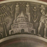 Antique Munchen Collectible Pewter Commemorative Plate