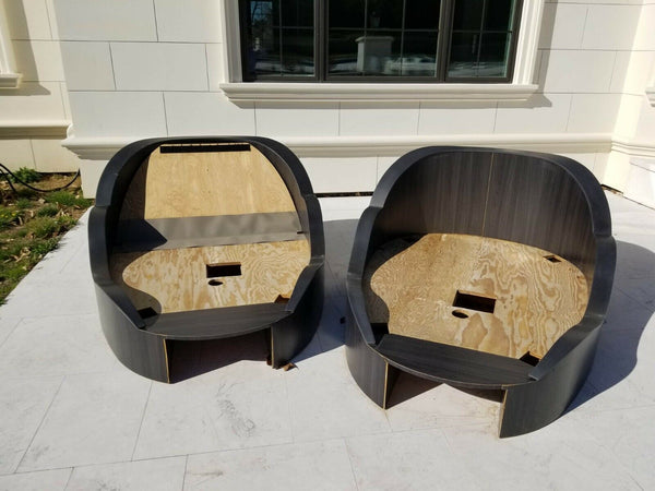 Pair Of Movie theater Seats WITHOUT CUSHIONS from ipic movie theatre