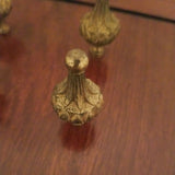 Rare Set of Antique Gilt Bronze Finials