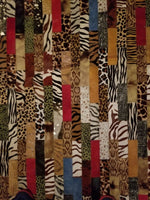 Hair On Cowhide Patchwork Rug