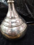 Antique Siver European Vase Or Wine Bottle 10.75" Tall 840 Silver 400 Grams