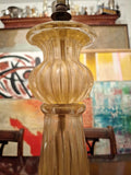 Pair Of Mid Century Modern Venetian Art Glass Designer Lamps
