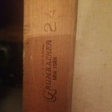 Colorful Mid century Modern Abstract painting Signed