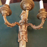 Pair Of Louis XV French Bronze Sconces