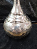 Antique Siver European Vase Or Wine Bottle 10.75" Tall 840 Silver 400 Grams