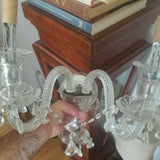 Antique Unsigned Waterford Crystal Sconce