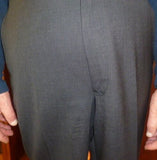 Beautiful Charcoal Gray Brooks Brothers Suit 100% Wool Made in USA Size 41