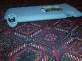 DEFECTIVE! LEFT DRIVERS SIDE GRAY ORIGINAL SUN VISOR TOYOTA HIGHLANDER 2008-2013