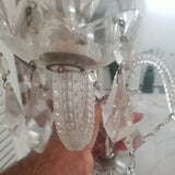 Antique Unsigned Waterford Crystal Sconce