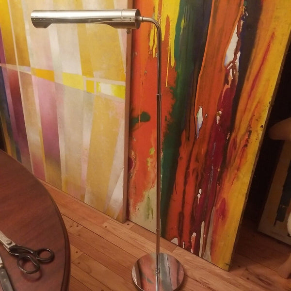 Mid Century Modern Designer Chrome Floor Lamp #93758