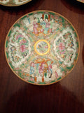 Antique Chinese Porcelain Collection Of Eight 200 Years Old Plates