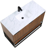 BemmaTerra Brown 48" Vanity With Top And Sink